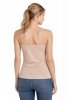 Julimex Koszulka Cami top Soft smooth ciemnobeżowa